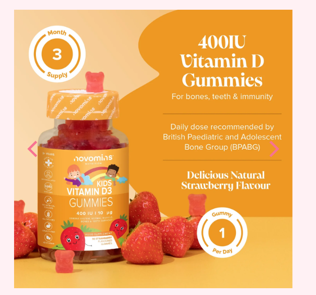 Novomins Vitamin D3 Gummies