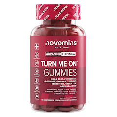 Bottle of Turn Me On Gummies