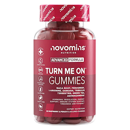 Bottle of Turn Me On Gummies