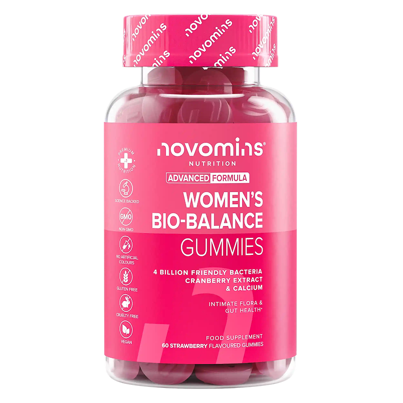 women's bio balance gummies probiotics for women with 4 billion friendly bacteria and cranberry extract for UTI