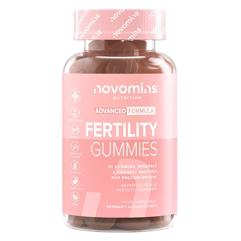Novomins Fertility Supplements for Women Trying to Conceive with Advanced Formula with 26 Vitamins, Minerals and Friendly Bacteria for Preconception