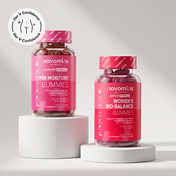 Bottle of Novomins Her V Confidence Bundle Gummies