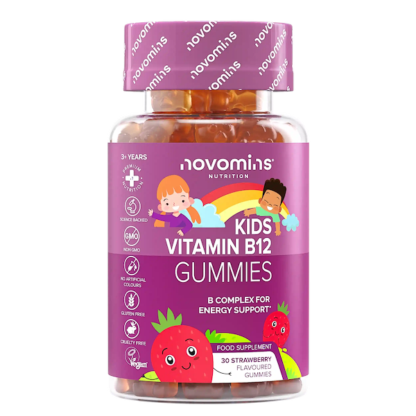 kids vitamin b12 gummies for energy support for kids 3+ years old