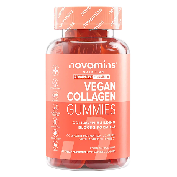 novomins vegan collagen gummies with added vitamin c for adults and teenagers