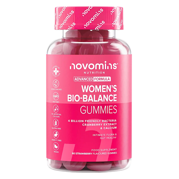 women's bio balance gummies probiotics for women with 4 billion friendly bacteria and cranberry extract for UTI