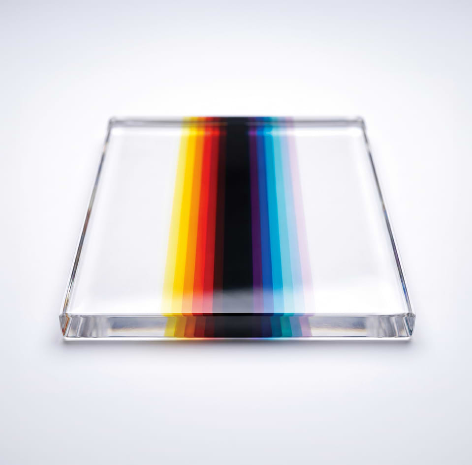 Multilayer acetate in Felipe Pantone colours