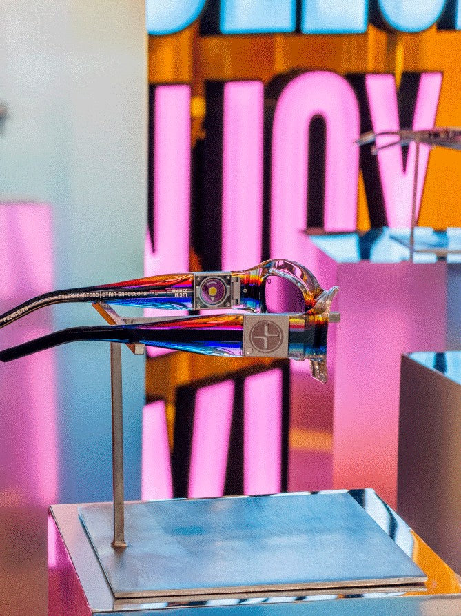 Felipe Pantone x Etnia Barcelona frame with multilayer acetate