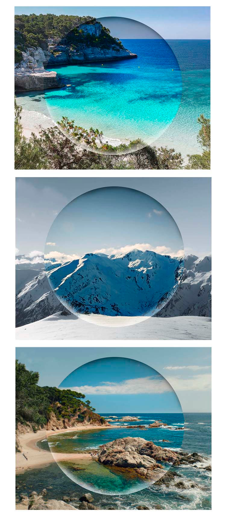 This image is a banner for the eyewear brand Etnia Barcelona, showcasing their collections and technology like HD lenses. 