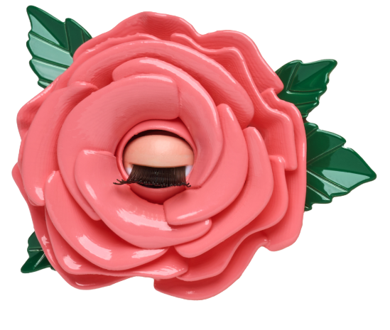 Closed eye flower