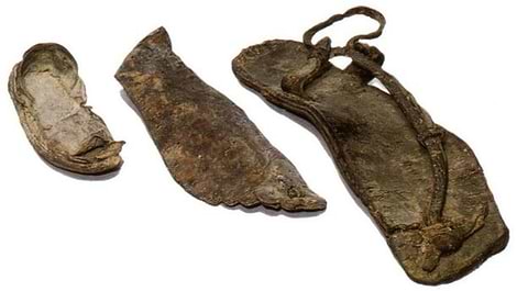 ancient Biblical sandals found in Masada Israel