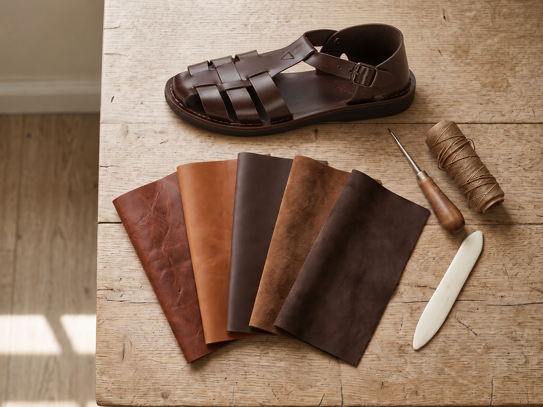 The Jerusalem Sandals Leather Guide: Materials, Differences, and What They're Best For