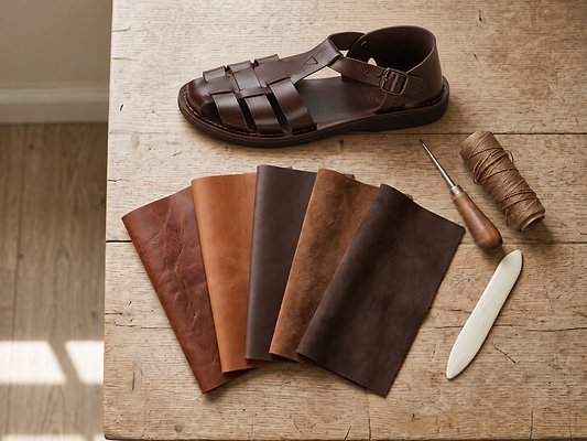 The Jerusalem Sandals Leather Guide: Materials, Differences, and What They're Best For