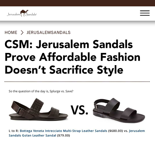 5 Reasons Why Fashionistas Are Trading $800 Designer Slides for These $80 Leather Sandals