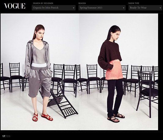 Vogue UK feature Jerusalem sandals