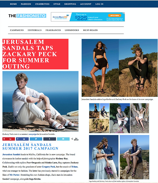 The Fashionisto feature Jerusalem sandals