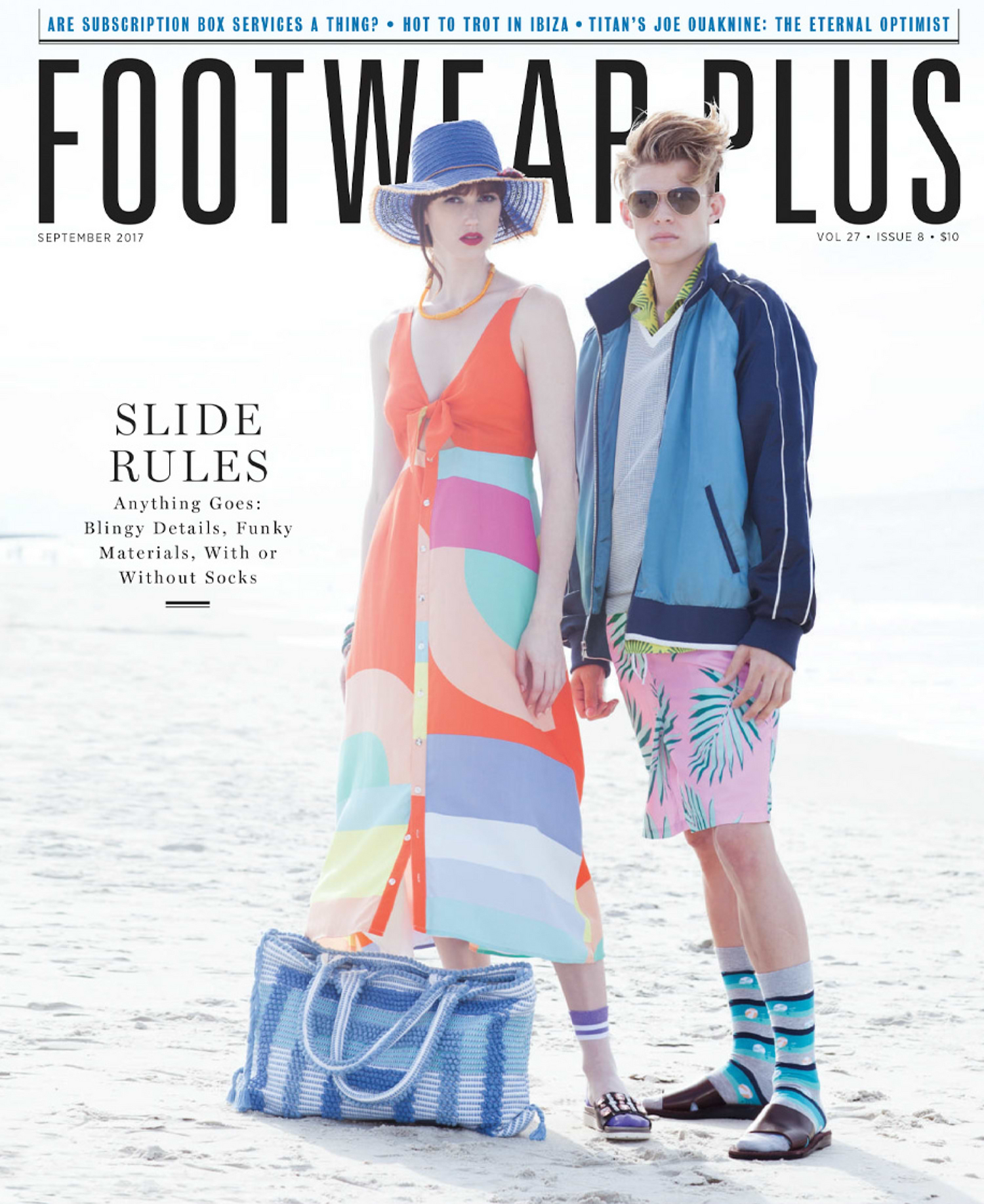 Footwear Plus cover page feature Jerusalem sandals