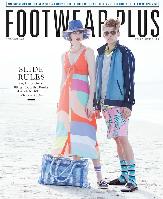 Footwear Plus cover page feature Jerusalem sandals