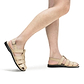 Michael - Closed Toe Leather Fisherman Sandal | White Nubuck