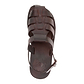 Michael - Slingback Leather Fisherman Sandal | Brown