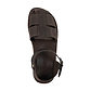 Gemma - Leather Adjustable Strap Sandal | Brown Nubuck