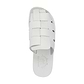 Sailor - Leather Braided Mule Slide | White