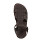 Mikayla - Open Toe Fisherman-Style Sandal | Brown Nubuck