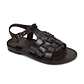 Mikayla - Open Toe Fisherman-Style Sandal | Brown