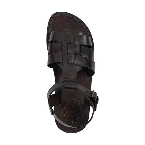 Mikayla - Open Toe Fisherman-Style Sandal | Brown