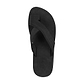 Echo - Modern Minimalist Toe Loop Sandal | Black Nubuck