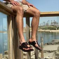 Peter - Leather Toe Strap Sandal | Brown