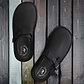 Sawyer - Leather Clog-Toe Sandal | Black Nubuck