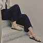Gemma - Leather Adjustable Strap Sandal | White Nubuck
