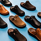 Sawyer - Leather Clog-Toe Sandal | Brown Nubuck