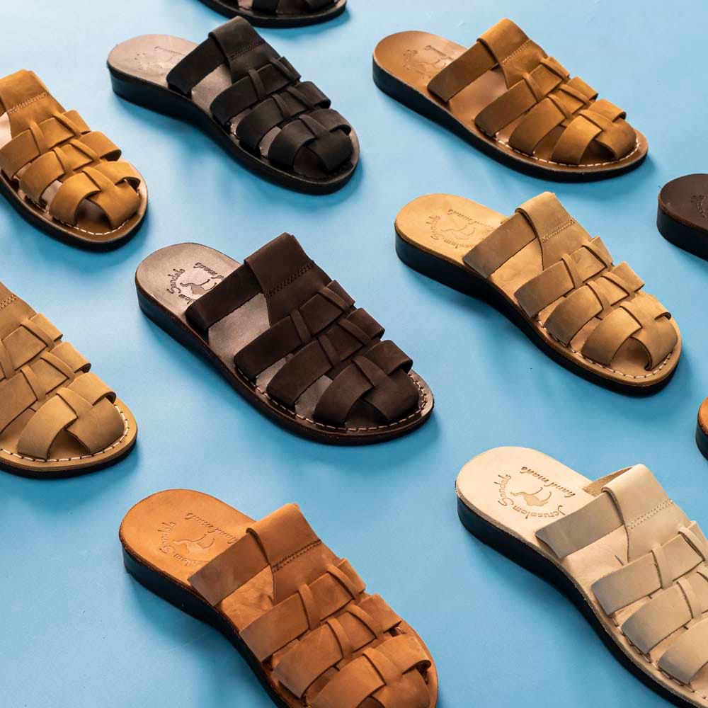 Michael Slide - Leather Pacific Slide Sandal | Black