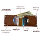 The Unicus Wallet - Handcrafted Seamless Leather Wallet | Honey