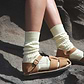 Gemma - Leather Adjustable Strap Sandal | Tan Nubuck