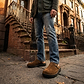 Nomad - Front Seam Suede Leather Clog | Honey Suede