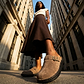 Nomad - Front Seam Suede Leather Clog | Olive Suede