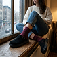 Nomad - Front Seam Suede Leather Clog | Black Suede