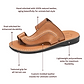 Peter - Leather Toe Strap Sandal | Tan
