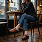 Sawyer - Leather Clog-Toe Sandal | Brown