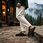 Sawyer - Leather Clog-Toe Sandal | Brown Nubuck