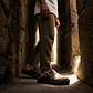 Sawyer - Leather Clog-Toe Sandal | Brown Nubuck