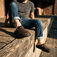 Sawyer - Leather Clog-Toe Sandal | Brown Nubuck