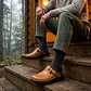 Sawyer - Leather Clog-Toe Sandal | Honey