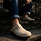 Sawyer - Leather Clog-Toe Sandal | Olive Nubuck