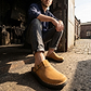 Sawyer - Leather Clog-Toe Sandal | Tan Nubuck