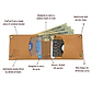 The Unicus Wallet - Handcrafted Seamless Leather Wallet | Natural