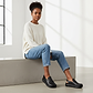 Anchor - Back-Strap Leather Clog | Black