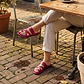 The Good Shepherd - Leather Toe Loop Sandal | Violet